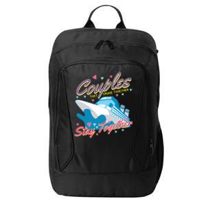 Couples That Cruise Together Husband And Wife Cruising City Backpack