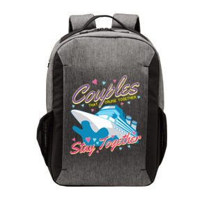 Couples That Cruise Together Husband And Wife Cruising Vector Backpack