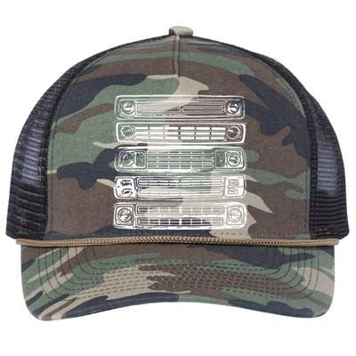 Classic Truck Retro Rope Trucker Hat Cap