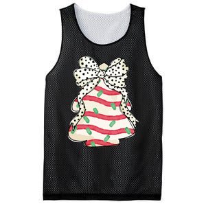 Christmas Tree Cake Coquette Dalmatian Bow Mesh Reversible Basketball Jersey Tank