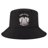 Cool Twin Cities Minnesota MN Baseball Skyline St. Paul MPLS Cool Comfort Performance Bucket Hat