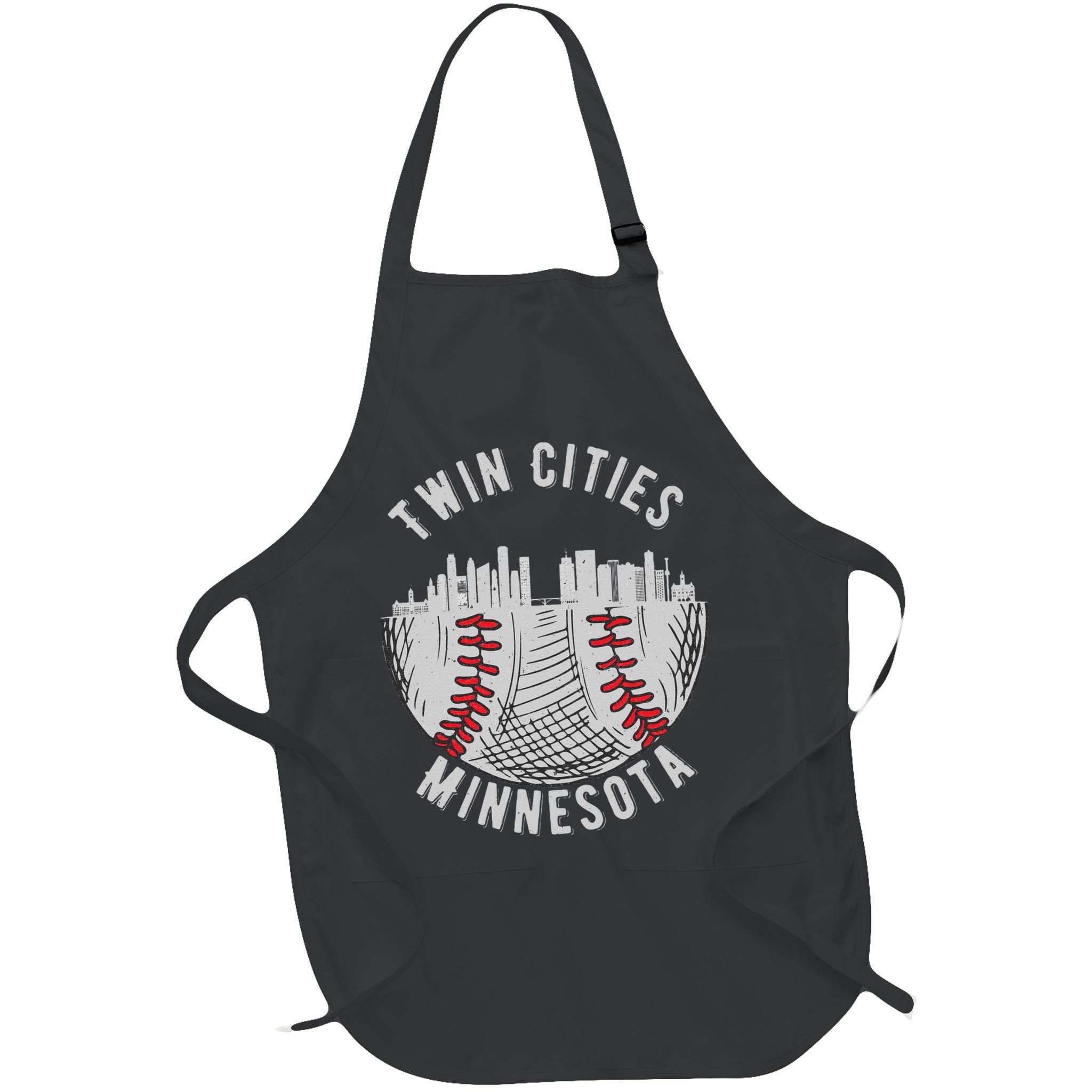 Cool Twin Cities Minnesota MN Baseball Skyline St. Paul MPLS Apron