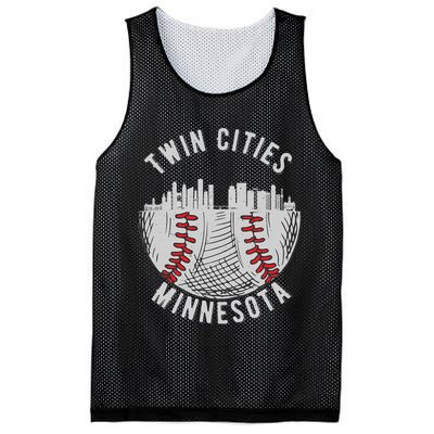 Cool Twin Cities Minnesota MN Baseball Skyline St. Paul MPLS Mesh Reversible Basketball Jersey Tank