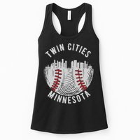 Cool Twin Cities Minnesota MN Baseball Skyline St. Paul MPLS Womens Tank Top