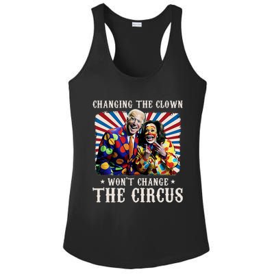 Changing The Clown WonT Change The Circus Kamala Clown Ladies PosiCharge Competitor Racerback Tank