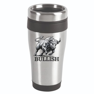 Crypto Trader Cryptocurrency Investor Day Trading Bullish 16oz Travel Tumbler