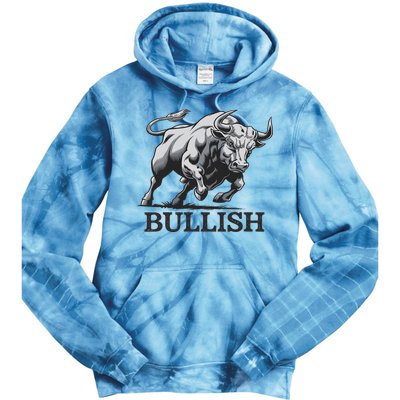 Crypto Trader Cryptocurrency Investor Day Trading Bullish Tie Dye Hoodie