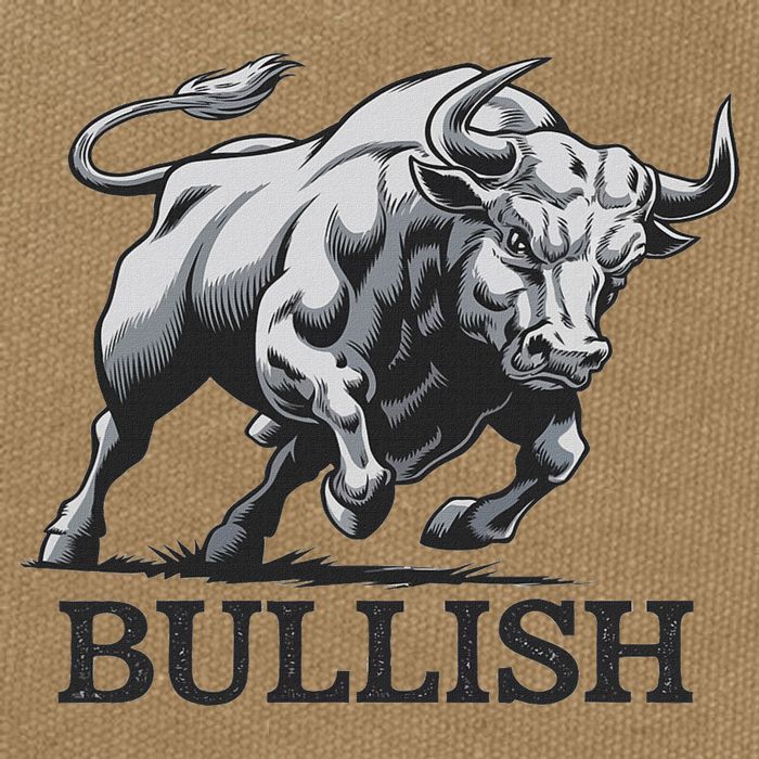 Crypto Trader Cryptocurrency Investor Day Trading Bullish Cotton Canvas Backpack