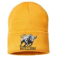 Crypto Trader Cryptocurrency Investor Day Trading Bullish Sustainable Knit Beanie