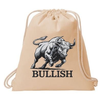 Crypto Trader Cryptocurrency Investor Day Trading Bullish Drawstring Bag