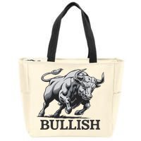 Crypto Trader Cryptocurrency Investor Day Trading Bullish Zip Tote Bag