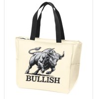 Crypto Trader Cryptocurrency Investor Day Trading Bullish Zip Tote Bag