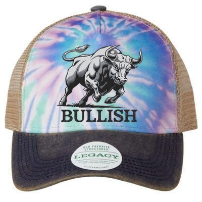 Crypto Trader Cryptocurrency Investor Day Trading Bullish Legacy Tie Dye Trucker Hat