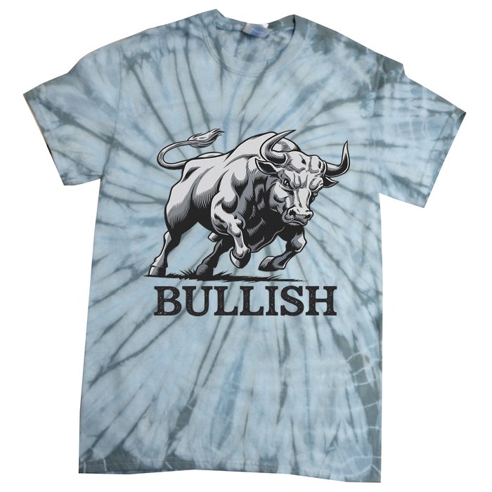 Crypto Trader Cryptocurrency Investor Day Trading Bullish Tie-Dye T-Shirt