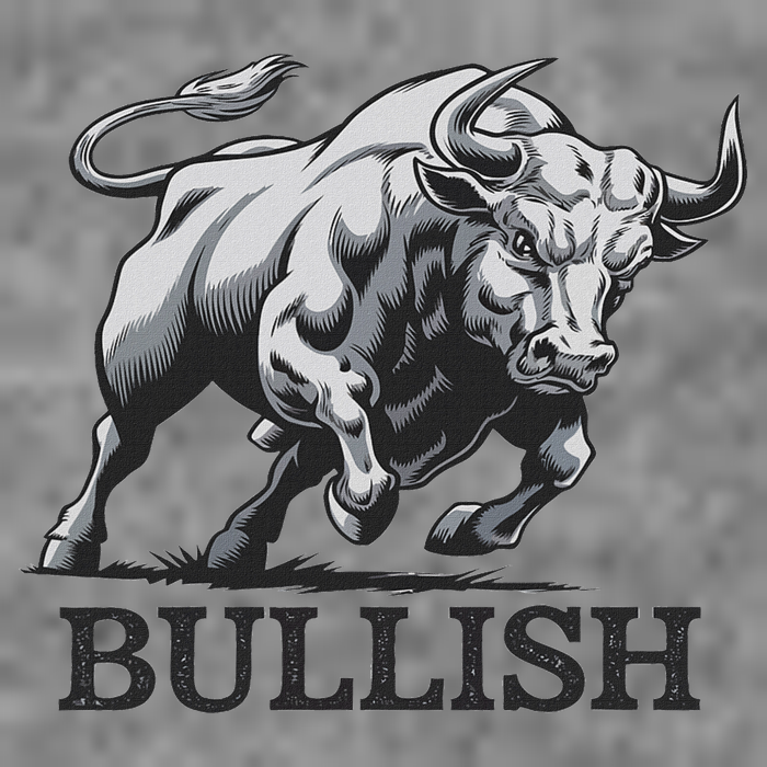 Crypto Trader Cryptocurrency Investor Day Trading Bullish 7-Panel Snapback Hat