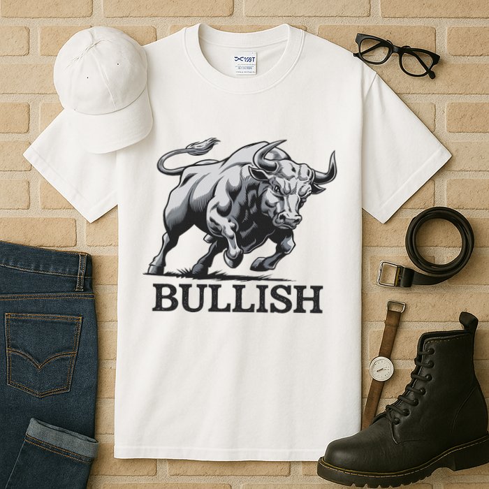 Crypto Trader Cryptocurrency Investor Day Trading Bullish Tall T-Shirt