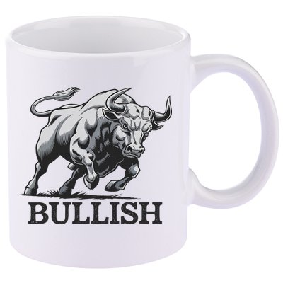 Crypto Trader Cryptocurrency Investor Day Trading Bullish 11oz C Handle Ceramic Mug
