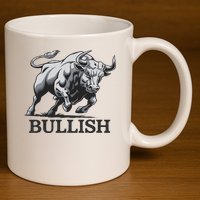 Crypto Trader Cryptocurrency Investor Day Trading Bullish 11oz C Handle Ceramic Mug