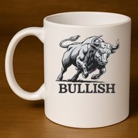 Crypto Trader Cryptocurrency Investor Day Trading Bullish 11oz C Handle Ceramic Mug