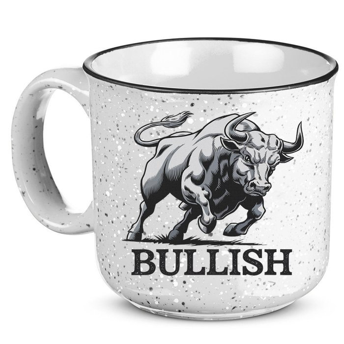 Crypto Trader Cryptocurrency Investor Day Trading Bullish 15oz Campfire Ceramic Mug