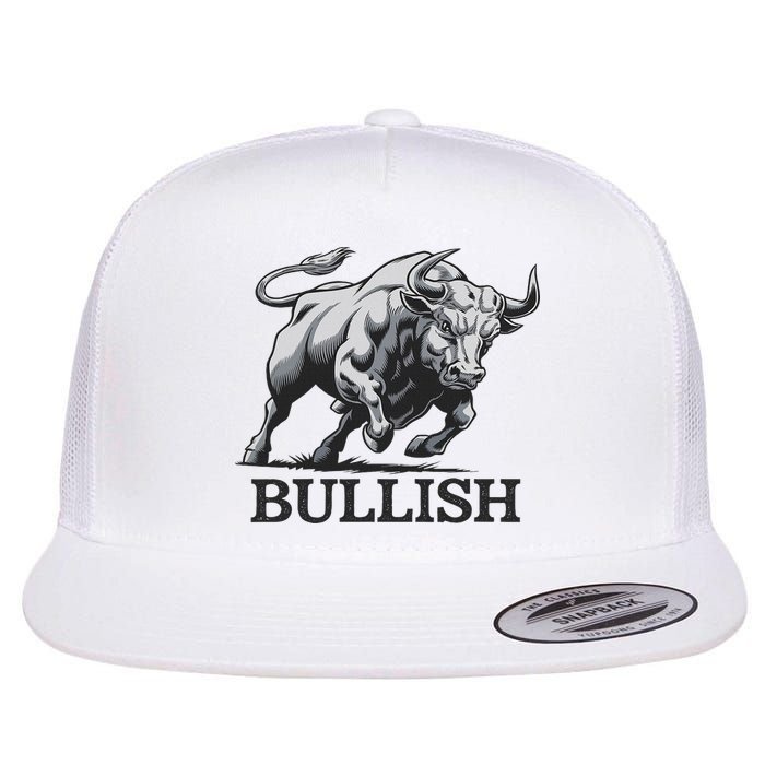 Crypto Trader Cryptocurrency Investor Day Trading Bullish Flatbill Hat