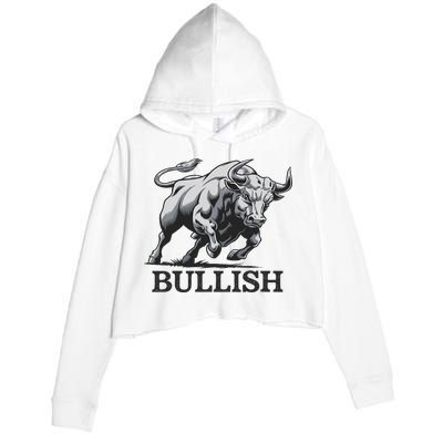 Crypto Trader Cryptocurrency Investor Day Trading Bullish Crop Fleece Hoodie