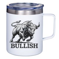 Crypto Trader Cryptocurrency Investor Day Trading Bullish 12oz Stainless Steel Coffee Mug