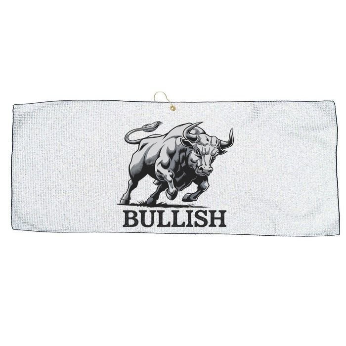 Crypto Trader Cryptocurrency Investor Day Trading Bullish Large Microfiber Waffle Golf Towel