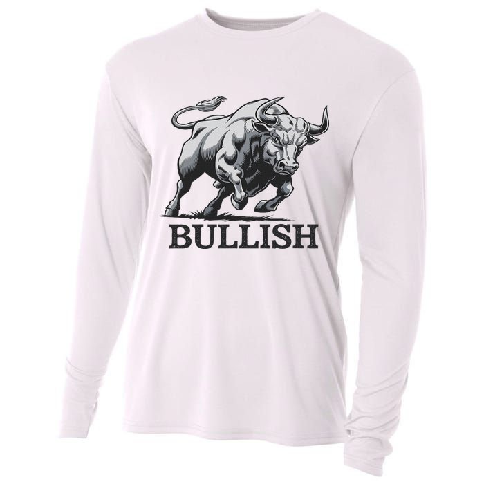 Crypto Trader Cryptocurrency Investor Day Trading Bullish Cooling Performance Long Sleeve Crew
