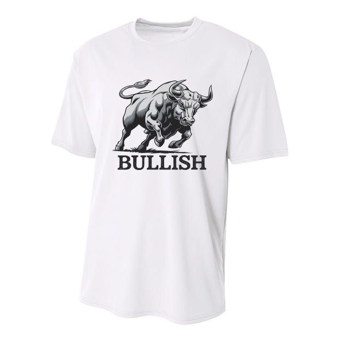 Crypto Trader Cryptocurrency Investor Day Trading Bullish Youth Performance Sprint T-Shirt