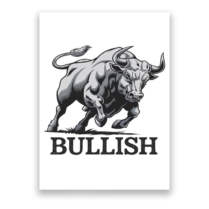 Crypto Trader Cryptocurrency Investor Day Trading Bullish Poster