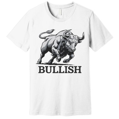 Crypto Trader Cryptocurrency Investor Day Trading Bullish Premium T-Shirt