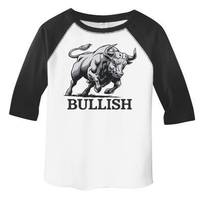 Crypto Trader Cryptocurrency Investor Day Trading Bullish Toddler Fine Jersey T-Shirt