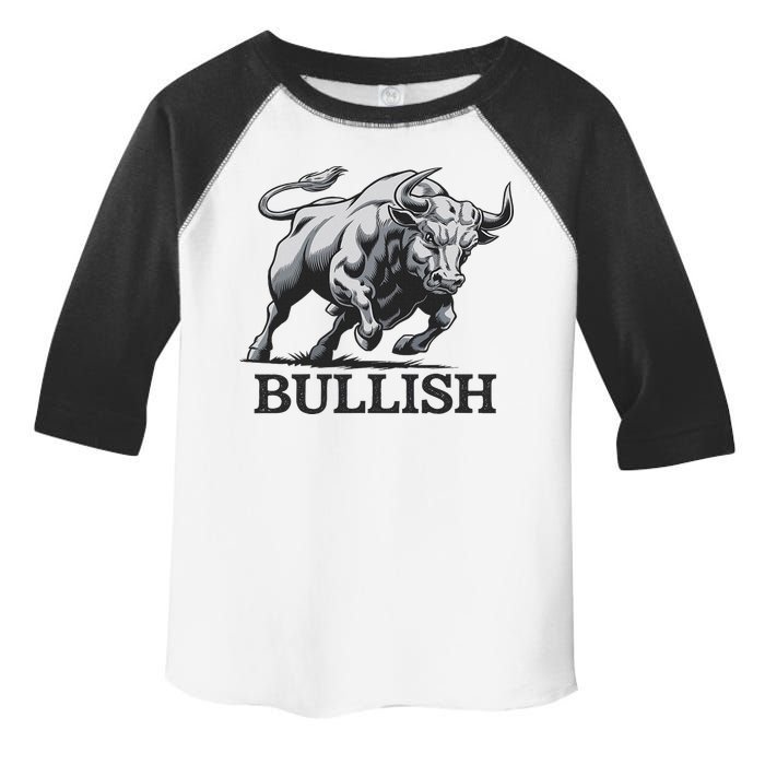 Crypto Trader Cryptocurrency Investor Day Trading Bullish Toddler Fine Jersey T-Shirt