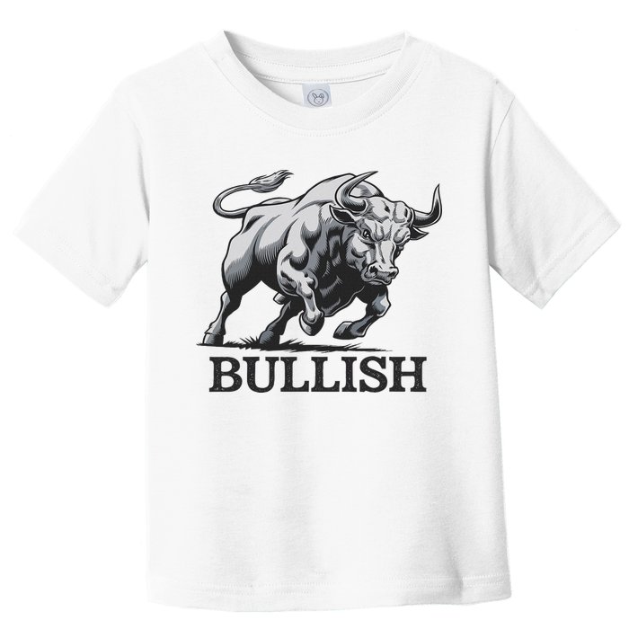 Crypto Trader Cryptocurrency Investor Day Trading Bullish Toddler T-Shirt