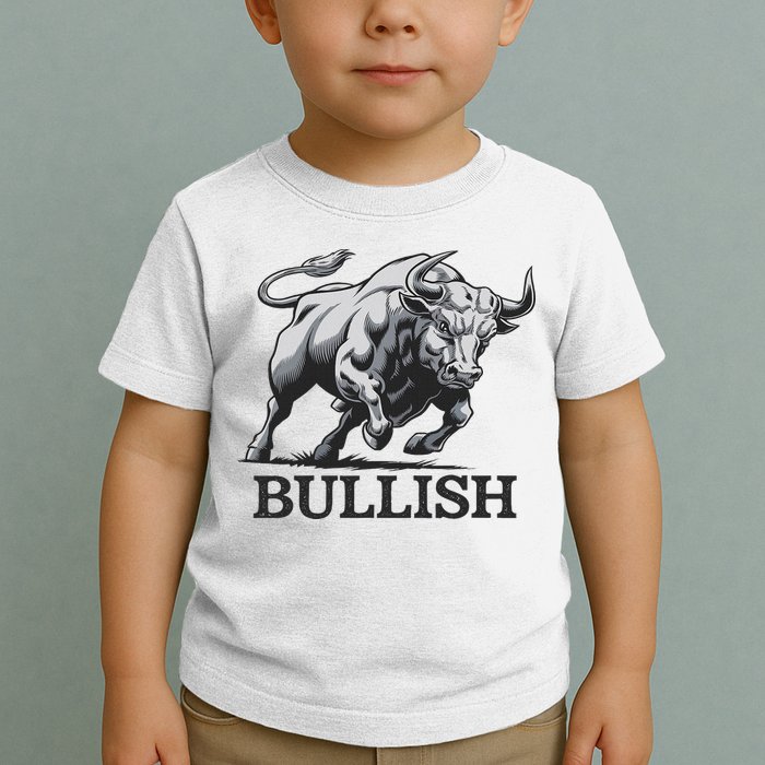 Crypto Trader Cryptocurrency Investor Day Trading Bullish Toddler T-Shirt