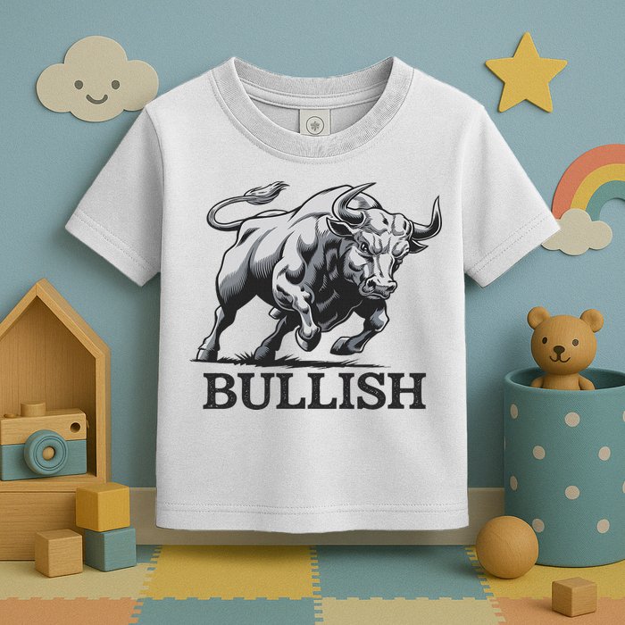 Crypto Trader Cryptocurrency Investor Day Trading Bullish Toddler T-Shirt