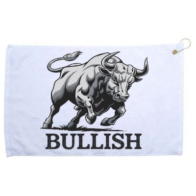 Crypto Trader Cryptocurrency Investor Day Trading Bullish Grommeted Golf Towel