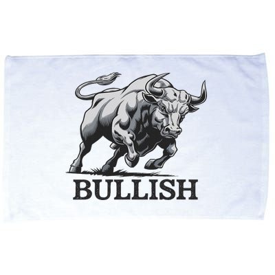 Crypto Trader Cryptocurrency Investor Day Trading Bullish Microfiber Hand Towel