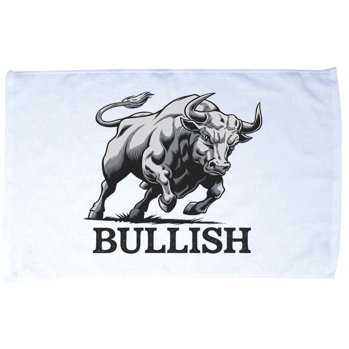 Crypto Trader Cryptocurrency Investor Day Trading Bullish Microfiber Hand Towel