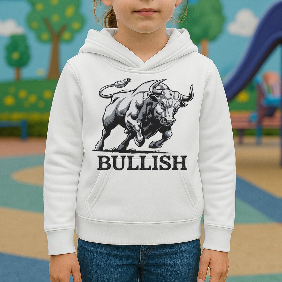 Crypto Trader Cryptocurrency Investor Day Trading Bullish Kids Hoodie