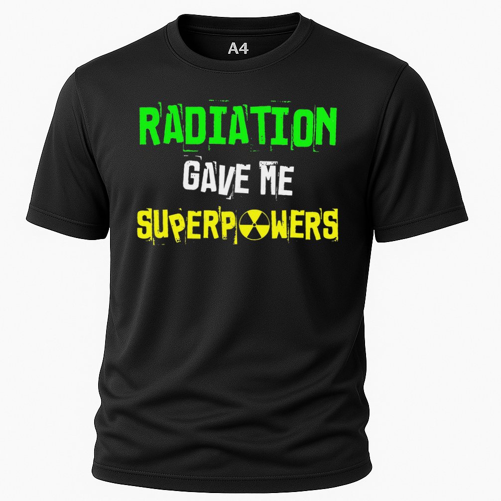 Chemo Treatment Cancer Patient Funny Radiation Superpowers Cooling Performance Crew T-Shirt