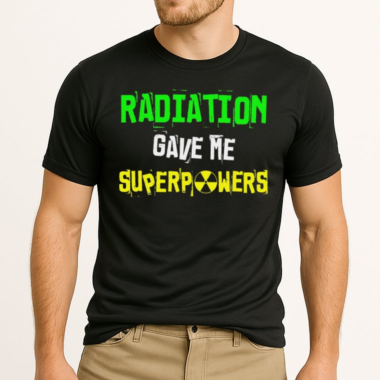 Chemo Treatment Cancer Patient Funny Radiation Superpowers Cooling Performance Crew T-Shirt
