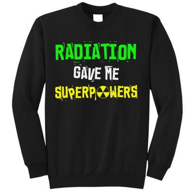 Chemo Treatment Cancer Patient Funny Radiation Superpowers Sweatshirt