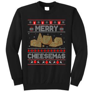 Cheese Tasting Christmas Merry Cheesemas Ugly Sweatshirt