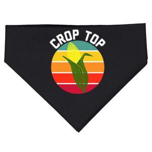 Crop Top Country Fair Joke Pun Corn On The Cob Corny USA-Made Doggie Bandana