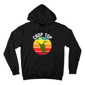 Crop Top Country Fair Joke Pun Corn On The Cob Corny Tall Hoodie