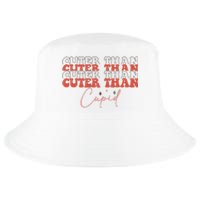 Cuter Than Cupid Groovy Retro Valentine's Day Gift Cool Comfort Performance Bucket Hat