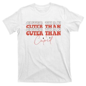 Cuter Than Cupid Groovy Retro Valentine's Day Gift T-Shirt