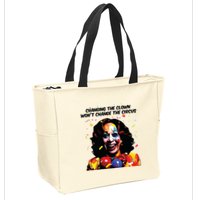 Changing The Clown Won’T Change The Circus Kamala Harris Zip Tote Bag